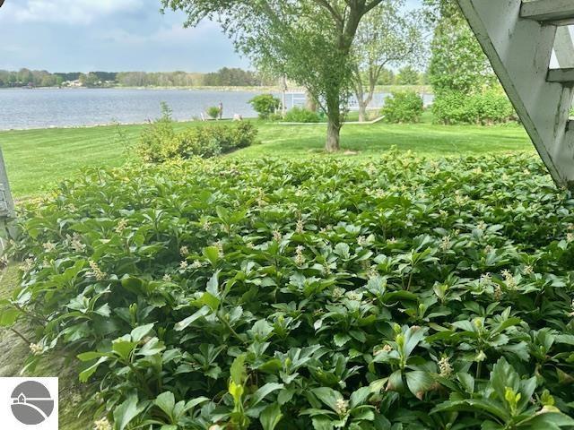 1094 Fairway Dr, Lake Isabella, MI 48893 - view of grassy yard featuring a water view