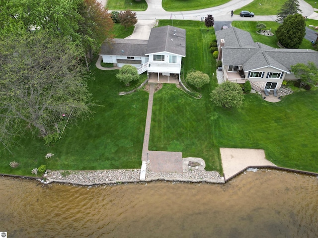 1094 Fairway Dr, Lake Isabella, MI 48893 - bird's eye view