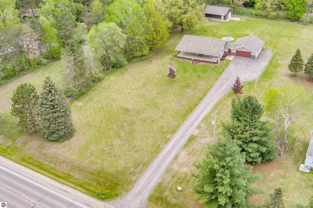 605 E M-55, West Branch, MI 48661 - aerial view of property and surrounding area