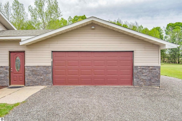 605 E M-55, West Branch, MI 48661 - view of garage