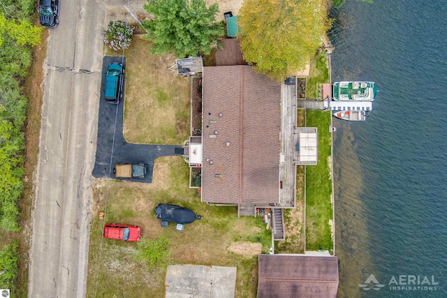1929 Mohawk Trl, West Branch, MI 48661 - aerial view of property's location featuring a nearby body of water