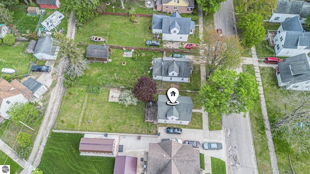 832 Wallace St, Cadillac, MI 49601 - aerial perspective of suburban area