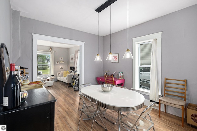 832 Wallace St, Cadillac, MI 49601 - dining room with wood finished floors