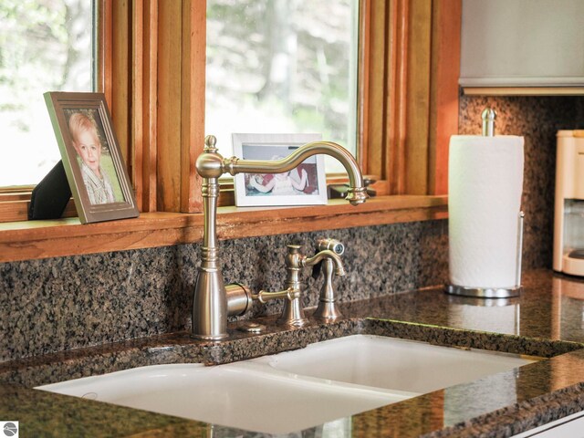1321 N Manitou Trl, Leland, MI 49654 - detailed view of a sink and tasteful backsplash