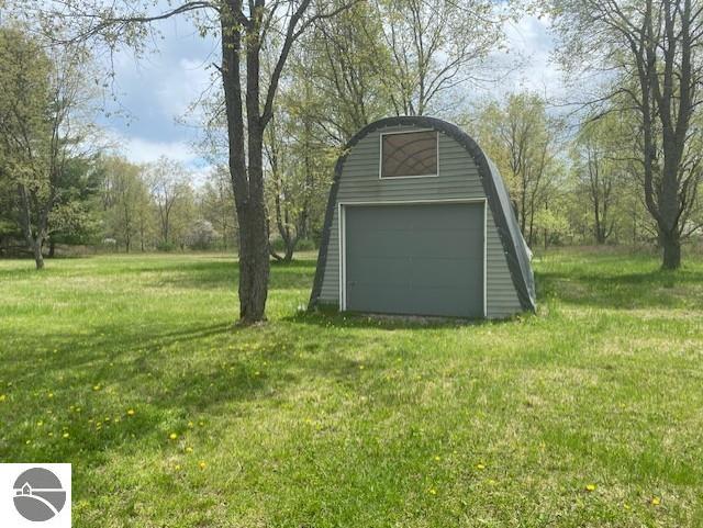 10559 Rosted Rd, Lake City, MI 49651 - garage with a detached garage