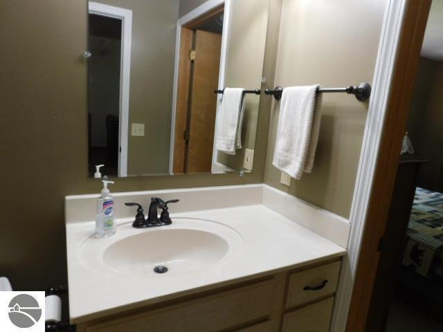 12149 Cabin Ln, Rapid City, MI 49676 - bathroom with vanity