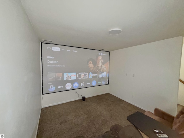 2442 Joseph Dr, Mount Pleasant, MI 48858 - home theater with carpet and baseboards
