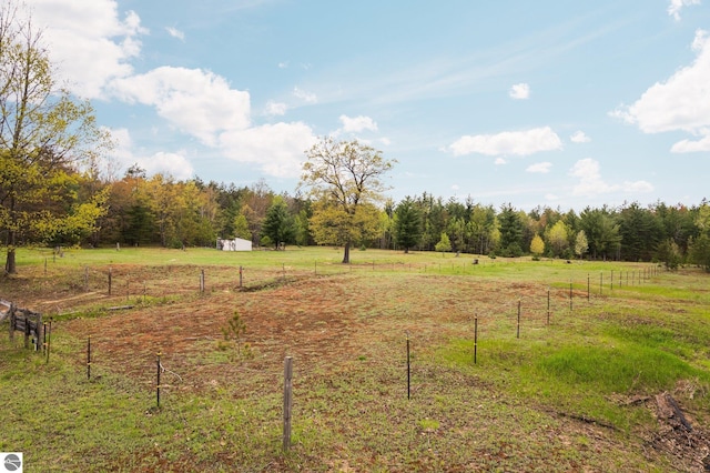 11567 Lake Valley Rd, Kalkaska, MI 49646 - view of yard featuring a view of rural / pastoral area and a wooded view