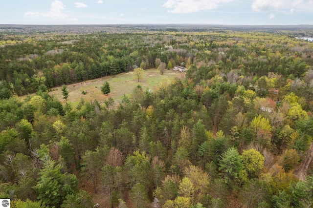 11567 Lake Valley Rd, Kalkaska, MI 49646 - view of property location with a heavily wooded area