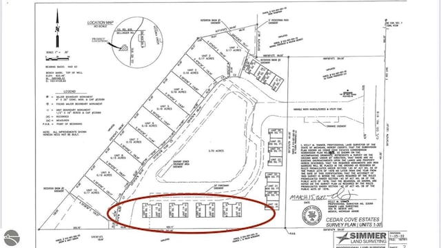 9286 S Flaska Dr Unit 12, Cedar, MI 49621 - map showing property parcels