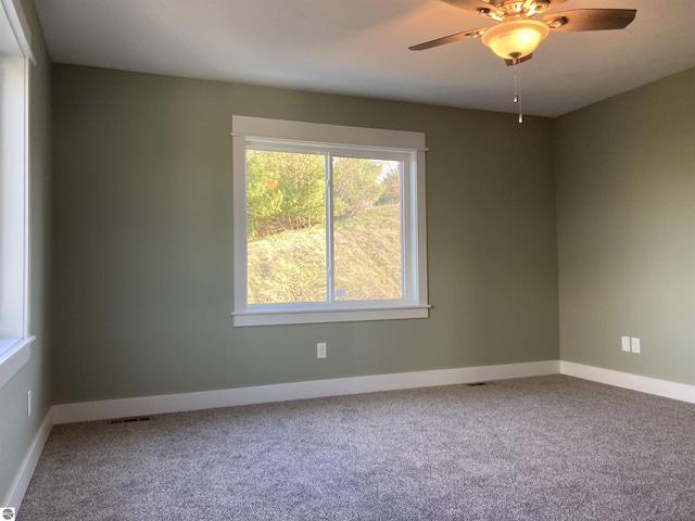 9296 S Flaska Dr Unit 14, Cedar, MI 49621 - carpeted empty room with a ceiling fan and baseboards