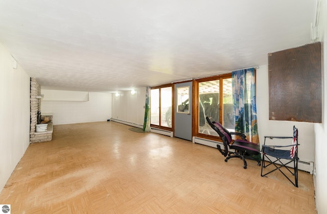6770 N Crystal, Vestaburg, MI 48891 - living area with a baseboard heating unit