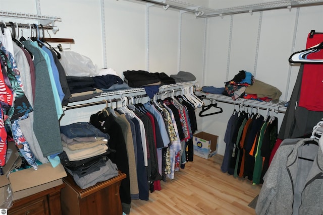 505 Eaton St, Breckenridge, MI 48615 - walk in closet with wood finished floors