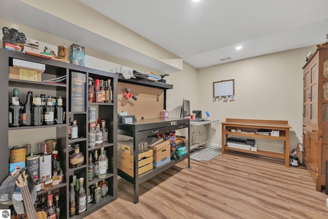 4667 Arbor Latch, Traverse City, MI 49685 - home office with wood finished floors and recessed lighting