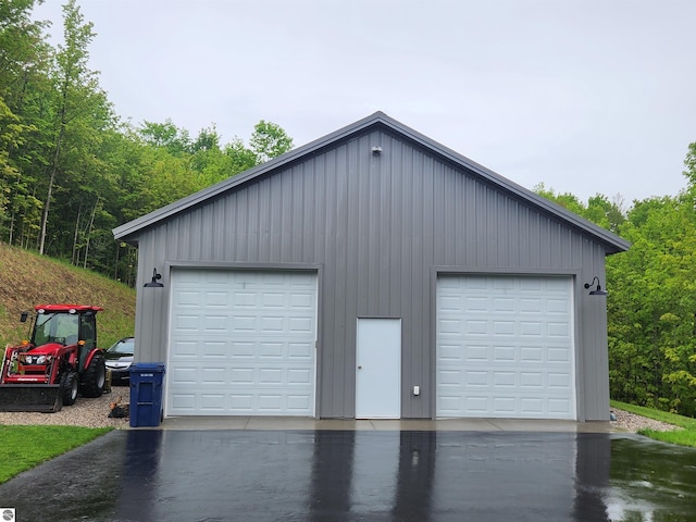 6238 E Gallivan Rd, Cedar, MI 49621 - view of detached garage