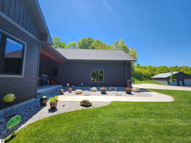 6238 E Gallivan Rd, Cedar, MI 49621 - back of property with a yard