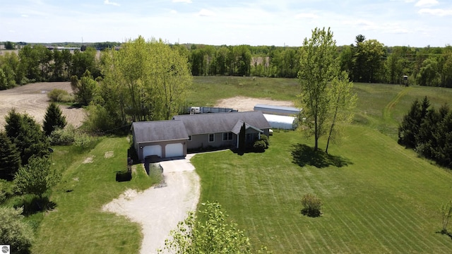 10745 W Remick Rd, Blanchard, MI 49310 - aerial view of sparsely populated area
