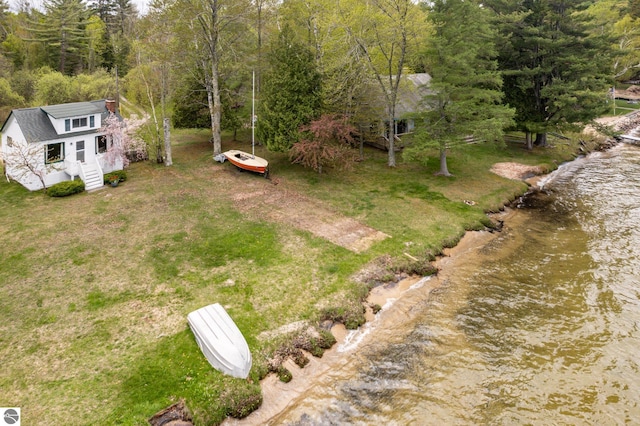 5434 W Macfarlane Rd, Glen Arbor, MI 49636 - view from above of property featuring a forest