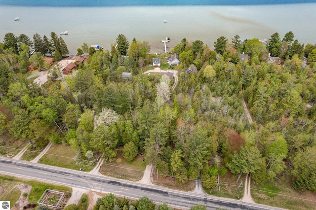 5434 W Macfarlane Rd, Glen Arbor, MI 49636 - aerial view of property's location with a large body of water
