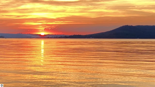 5434 W Macfarlane Rd, Glen Arbor, MI 49636 - water view featuring a mountain backdrop
