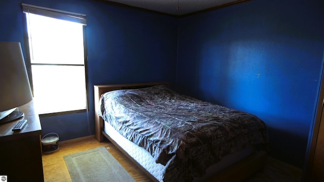 120 Lorna Ln, Roscommon, MI 48653 - bedroom with multiple windows and wood finished floors