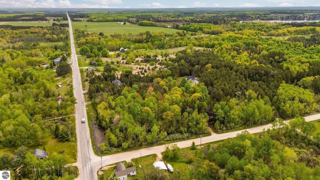 1912 Rosenburg Rd, Kalkaska, MI 49646 - drone / aerial view of a heavily wooded area