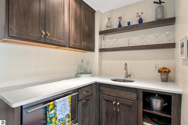 11896 Cabana Shores Rd, Williamsburg, MI 49690 - indoor wet bar with beverage cooler