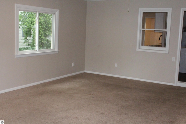 1023 S Elizabeth St, Mount Pleasant, MI 48858 - unfurnished room featuring carpet and baseboards