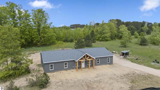 11285 Lakeshore Dr, Buckley, MI 49620 - view of front of property featuring dirt driveway