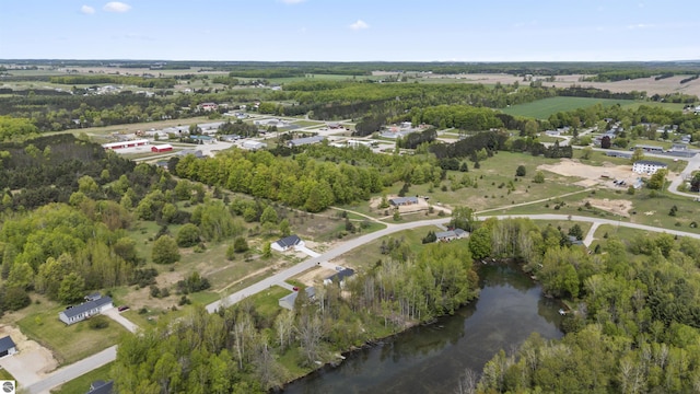 11285 Lakeshore Dr, Buckley, MI 49620 - aerial overview of property's location with a nearby body of water