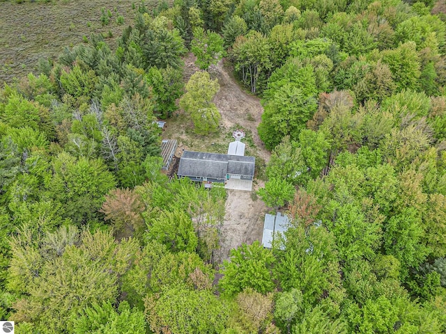 6313 E 34 1/2 Rd, Cadillac, MI 49601 - aerial view of property and surrounding area