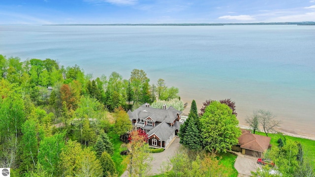 6853 S W Bay Shore Dr, Traverse City, MI 49684 - view of subject property with a large body of water