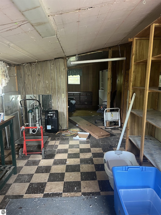 8713 Kingsley Rd, Kingsley, MI 49649 - basement featuring tile patterned floors