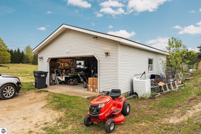 9170 Townline Rd, Kingsley, MI 49649 - view of detached garage