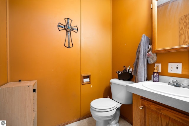 9170 Townline Rd, Kingsley, MI 49649 - bathroom with toilet and vanity