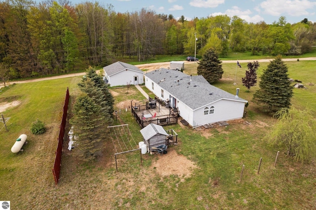 9170 Townline Rd, Kingsley, MI 49649 - aerial view of property and surrounding area