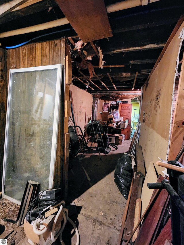 18846 Maple St, Copemish, MI 49625 - view of basement
