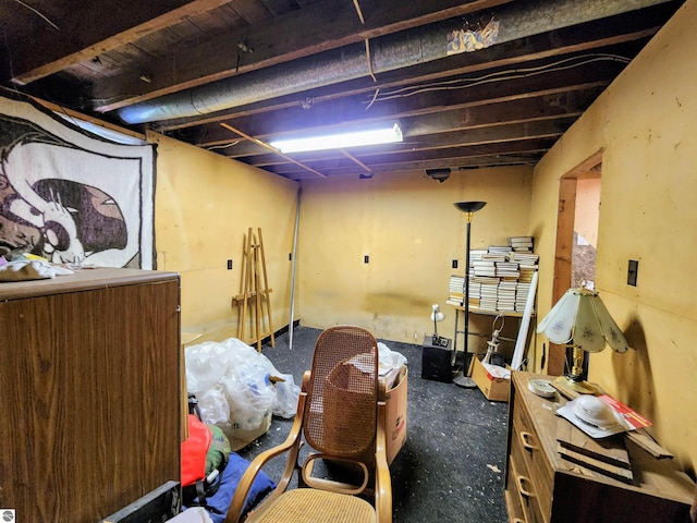 18846 Maple St, Copemish, MI 49625 - view of unfinished below grade area