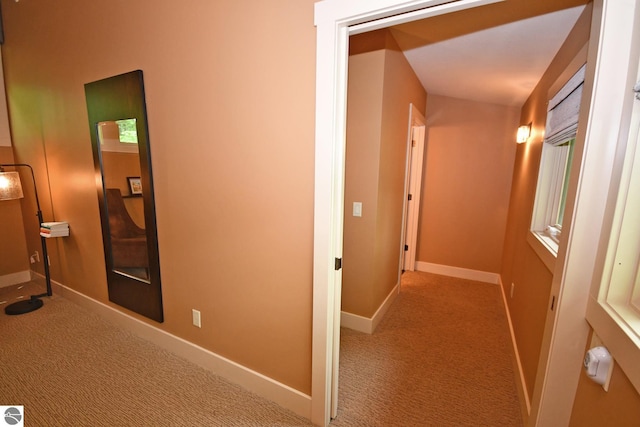 4365 W Burdickville Rd, Maple City, MI 49664 - corridor with carpet and baseboards