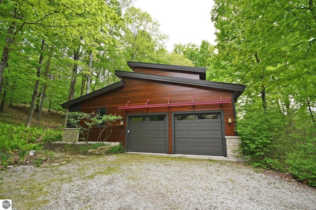 4365 W Burdickville Rd, Maple City, MI 49664 - view of garage