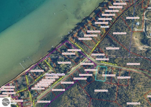 4365 W Burdickville Rd, Maple City, MI 49664 - aerial map of property and surrounding area