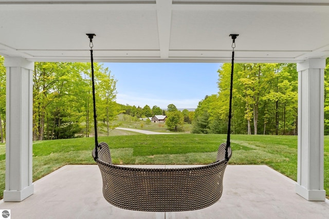 6848 S Carol Ann Dr, Traverse City, MI 49684 - view of patio / terrace