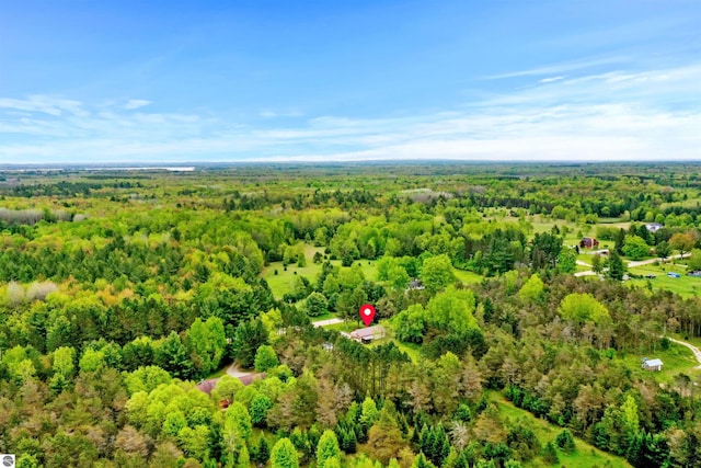 6148 S 27th Rd, Cadillac, MI 49601 - drone / aerial view of a forest