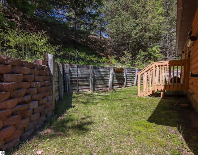 8086 Narrow Gauge Rd, Beulah, MI 49617 - view of yard