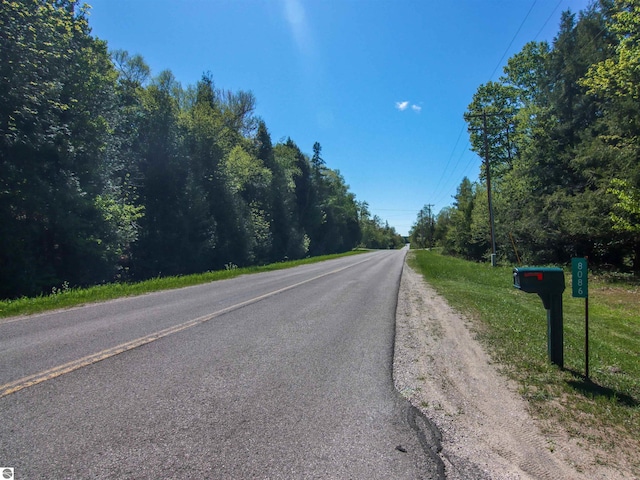 8086 Narrow Gauge Rd, Beulah, MI 49617 - view of asphalt road