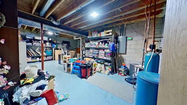 2152 Cornerstone Dr, Mount Pleasant, MI 48858 - unfinished basement with electric panel