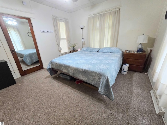 820 Wallace St, Cadillac, MI 49601 - carpeted bedroom with baseboard heating