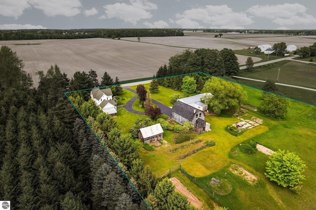 9889 Ramsay Rd, Buckley, MI 49620 - view of rural area with property parcel outlined