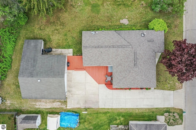 217 Winona Pl, Cadillac, MI 49601 - aerial view of property and surrounding area