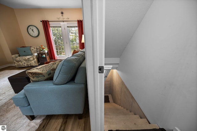 1491 Kent St Unit 9, Traverse City, MI 49686 - living room with wood finished floors